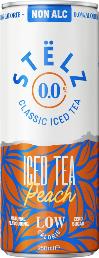 Stelz Hard Iced Tea Peach 0,0% tray 12x25 cl